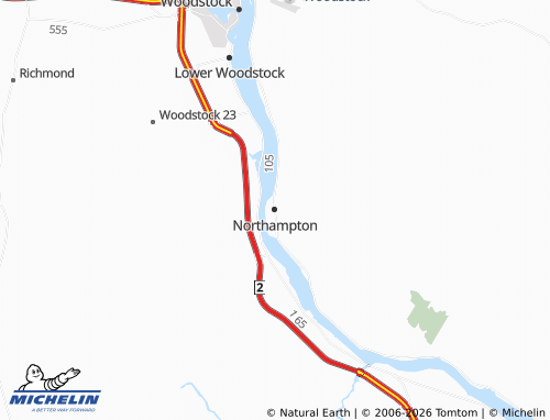 Mapa MICHELIN Northampton - ViaMichelin