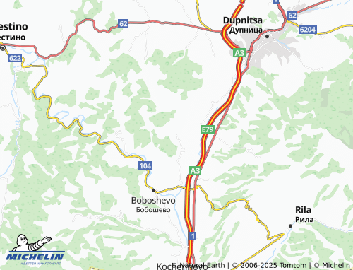 MICHELIN Visoka mogila map - ViaMichelin