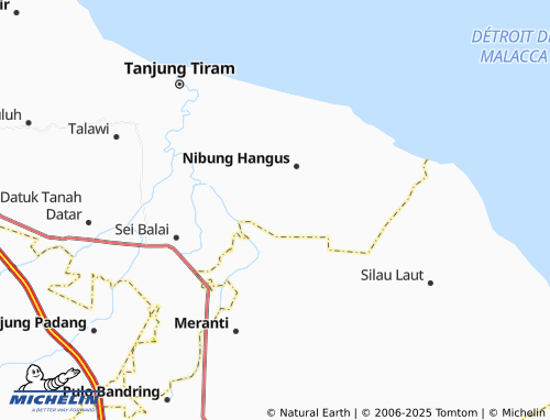 MICHELIN Sungai Mentaram map - ViaMichelin