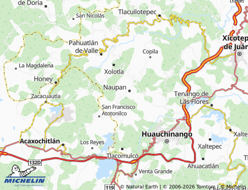 Mapa MICHELIN Tlaxpanaloya - ViaMichelin