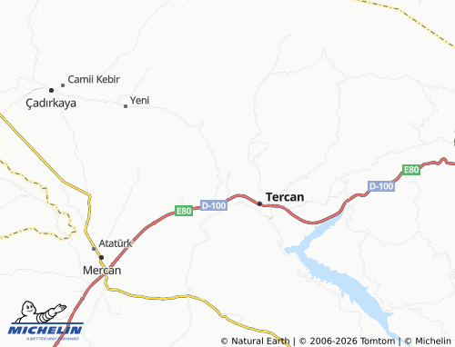 Mappa MICHELIN Topalhasan - ViaMichelin
