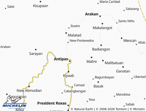 MICHELIN Datu Agod map - ViaMichelin