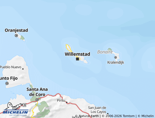 Mapa MICHELIN Curaçao - ViaMichelin