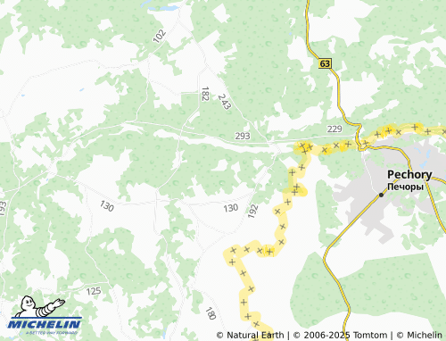 MICHELIN Kiiova map - ViaMichelin