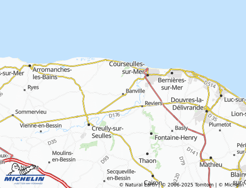 MICHELIN Banville map - ViaMichelin