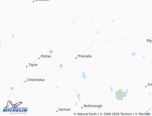 Mapa MICHELIN Pharsalia - ViaMichelin