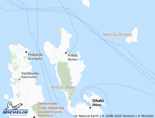 Mapa MICHELIN Kioni - ViaMichelin