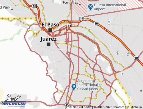 Mappa MICHELIN Benito Juárez - ViaMichelin