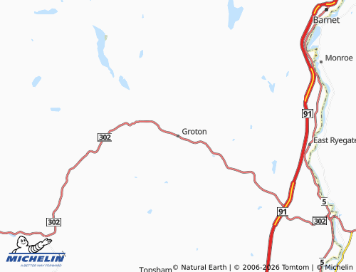 Mappa MICHELIN Groton - ViaMichelin