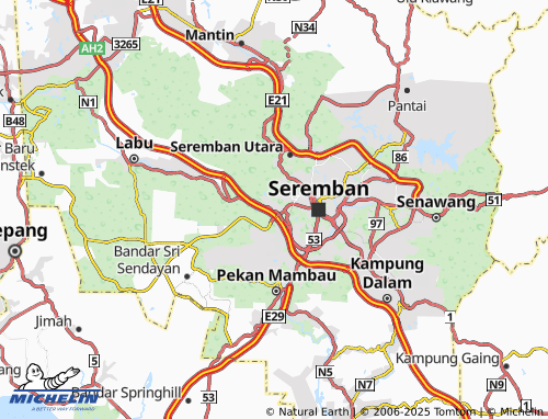 MICHELIN Taman Bukit Kaya map - ViaMichelin
