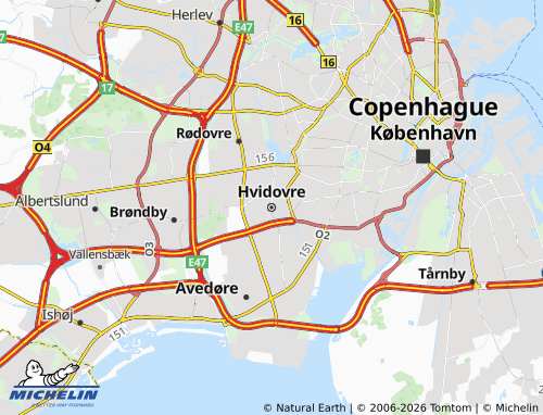Mappa MICHELIN Hvidovre - ViaMichelin