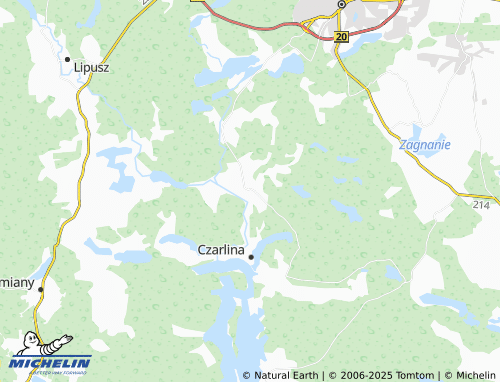 Carte MICHELIN Wąglikowice - ViaMichelin