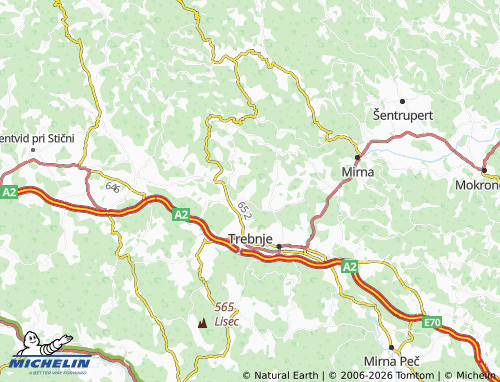 MICHELIN-Landkarte Iglenik pri Veliki Loki - ViaMichelin