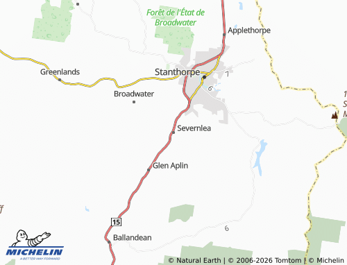 Mapa MICHELIN Severnlea - ViaMichelin
