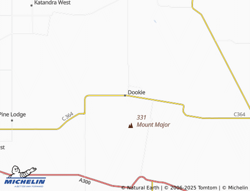 MICHELIN Dookie map - ViaMichelin