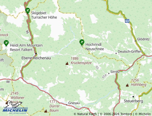 MICHELIN Hochrindl-Alpl map - ViaMichelin