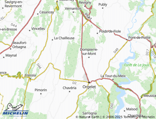 Carte MICHELIN Présilly - ViaMichelin