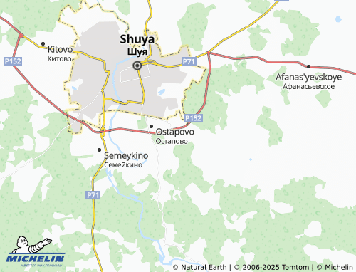 MICHELIN Kameshkovo map - ViaMichelin