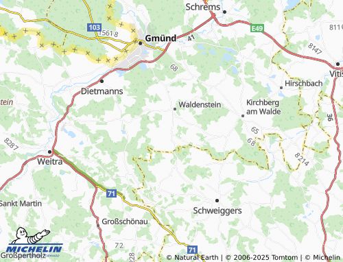 MICHELIN-Landkarte Groß-Neusiedl - ViaMichelin