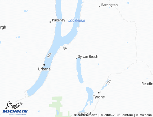 Mappa MICHELIN Sylvan Beach - ViaMichelin