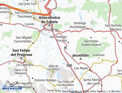MICHELIN-Landkarte Zacualpan - ViaMichelin