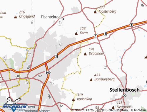 Mapa MICHELIN Wallacedene - ViaMichelin