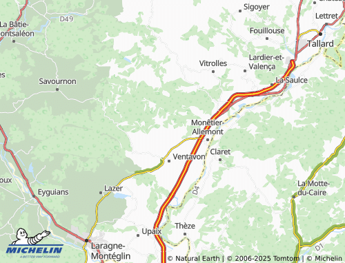 MICHELIN Le Villard map - ViaMichelin