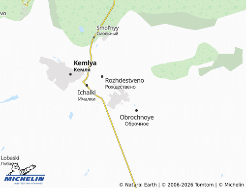 MICHELIN-Landkarte Bayevo - ViaMichelin