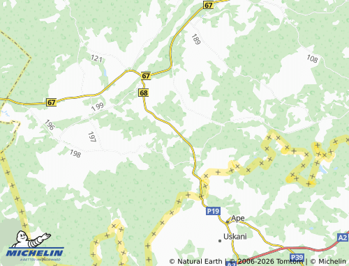 Mapa MICHELIN Tundu - ViaMichelin