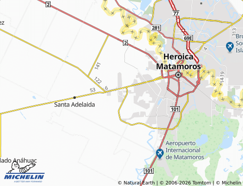 Mappa MICHELIN Los Presidentes - ViaMichelin