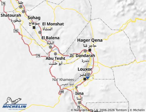 Mapa MICHELIN El Waqf - ViaMichelin