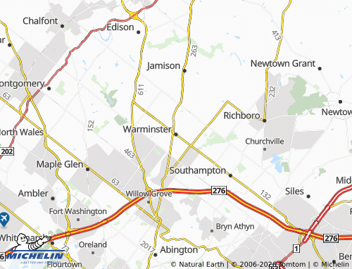 Mappa MICHELIN Warminster - ViaMichelin