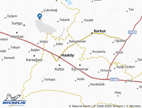 Mappa MICHELIN Yeni - ViaMichelin