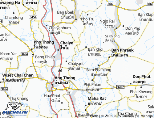 MICHELIN Song Hong map - ViaMichelin