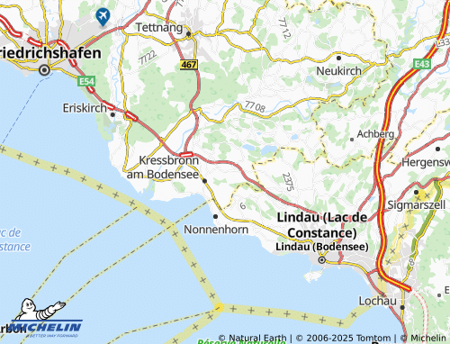MICHELIN-Landkarte Gattnau - ViaMichelin