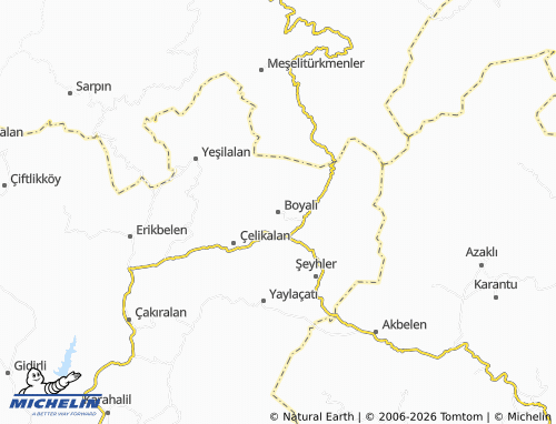 Mappa MICHELIN Boyalı - ViaMichelin