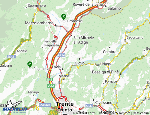 Mapa MICHELIN Palù - ViaMichelin