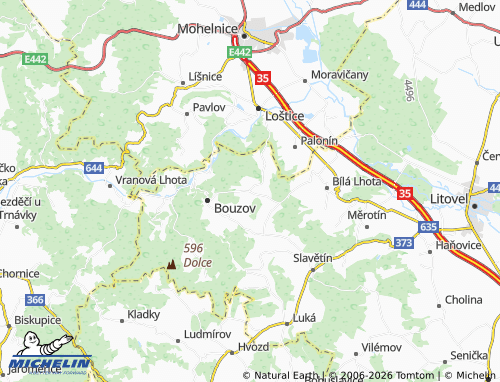 Mappa MICHELIN Podolí - ViaMichelin