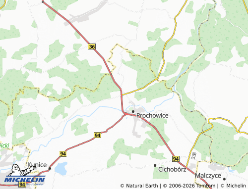 Mappa MICHELIN Lisowice - ViaMichelin