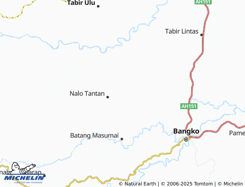 MICHELIN Danau map - ViaMichelin