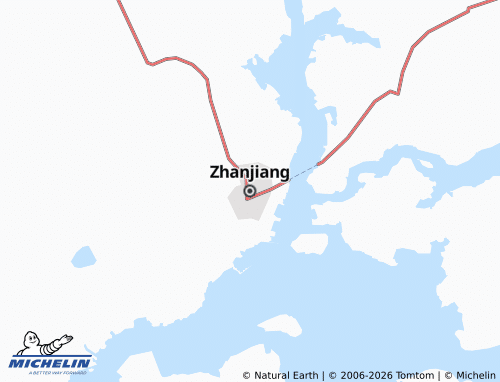 Mappa MICHELIN Zhanjiang - ViaMichelin