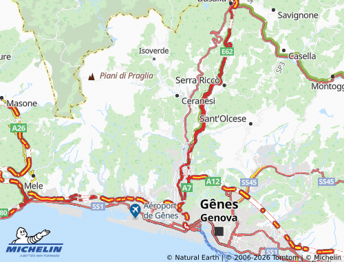 MICHELIN Geo Canonero map - ViaMichelin