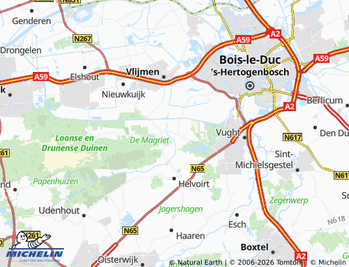 MICHELIN Cromvoirt map - ViaMichelin