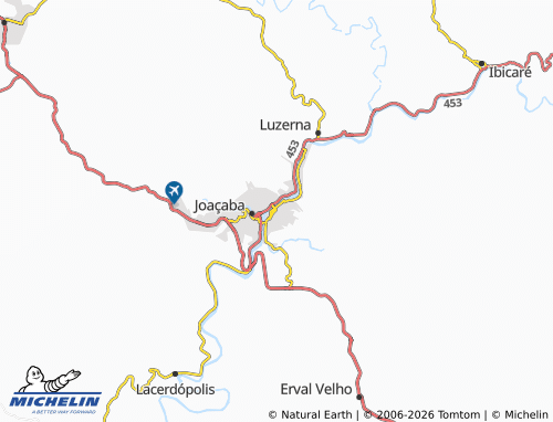 Carte MICHELIN Herval d'Oeste - ViaMichelin