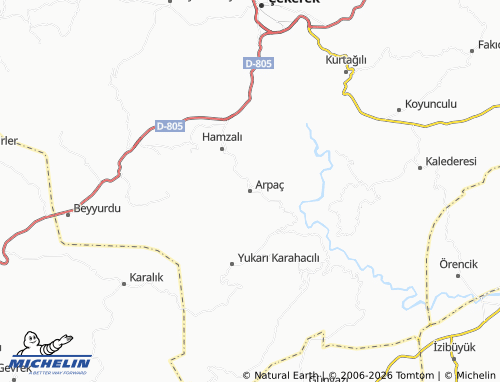 MICHELIN Arpaç map - ViaMichelin