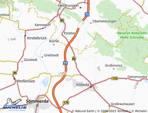Kaart MICHELIN Schillingstedt - ViaMichelin
