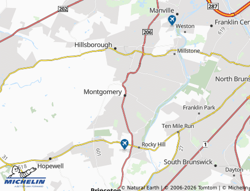 Mappa MICHELIN Montgomery - ViaMichelin