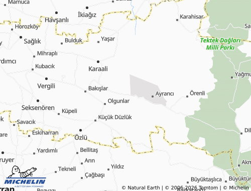 MICHELIN Akmeşhet map - ViaMichelin