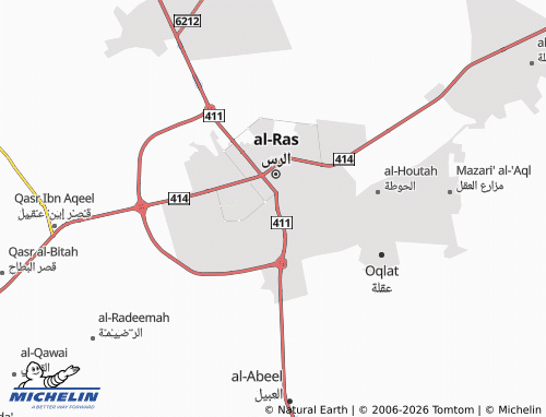 MICHELIN-Landkarte al-Rawabi - ViaMichelin