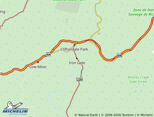 Mappa MICHELIN Iron Gate - ViaMichelin